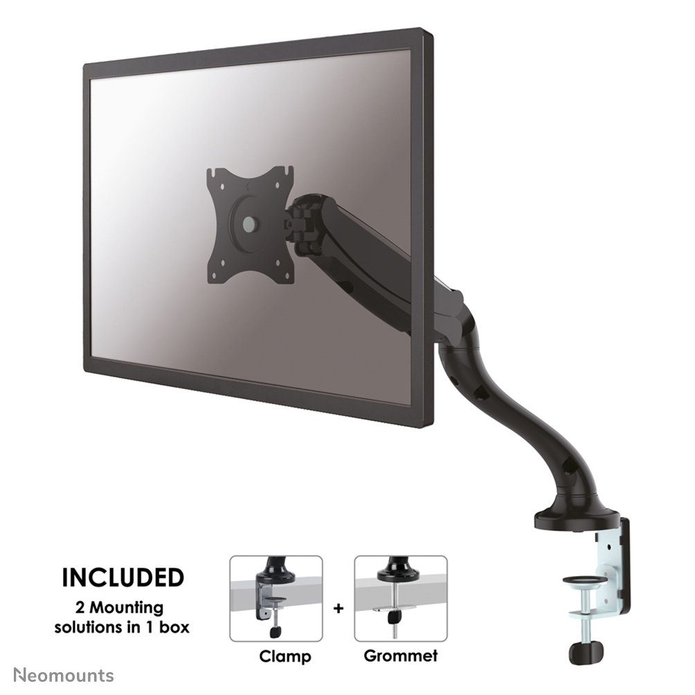 Neomounts NM-D500BLACK Monitorarm 10-30" - Gasfeder